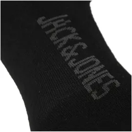 JACK & JONES JACK & JACBLACK SOCK, Baumwollmischung, einfarbig, Schwarz 33-37