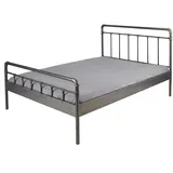 Hti-Living Doppelbett Metallgestell im Steampunk Style