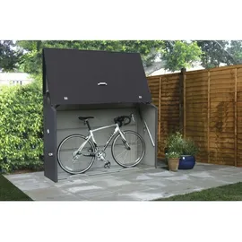 Trimetals Sesame Fahrradbox Metall Dunkelgrau 76x185x139 cm