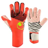 Uhlsport Torwarthandschuhe Fluo Rot/Weiß 12