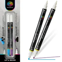 OfficeTree 2 x Trickmarker Selbstlöschend und Wasserlöslich - Zauberstift Nähen - Stoffmarkierstift Selbstlöschend zum Markieren von Stoffen - Für Handarbeiten