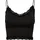 Only Onlvicky Lace Seamless Cropped Top Schwarz L