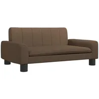 vidaXL Kindersofa Braun 70x45x30 cm Stoff
