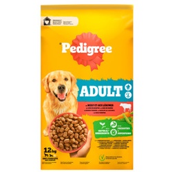 Pedigree Adult mit Rind & Gemüse Hundefutter 2 x 12 kg