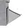 Relaxdays Faltbarer Sitzhocker Leinen 38 x 38 x 38 cm Grau
