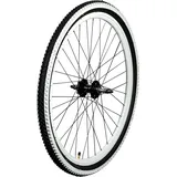 Galano Laufrad 26 Zoll Fahrrad Mountainbike hinten/vorne/Set Toxic MTB Aluminium (weiß, hinten)
