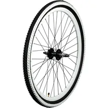 Galano Laufrad 26 Zoll Fahrrad Mountainbike hinten/vorne/Set Toxic MTB Aluminium (weiß, hinten)