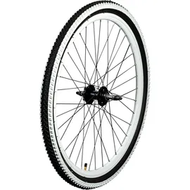 Galano Laufrad 26 Zoll Fahrrad Mountainbike hinten/vorne/Set Toxic MTB Aluminium (weiß, hinten)