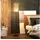 Homcom Moderne Stehlampe 25,0 cm 161,5 cm Schwarz