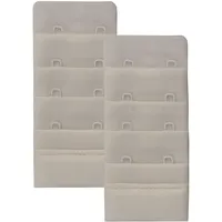 Skin Wrap Accessories BH Verlängerung 2er-Set BH Verschluss Erweiterung Bra Extender BH Verschluss Verlängerung 1er, 2er oder 3er Haken in Schwarz Weiß Haut - Einheitsgröße