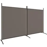 vidaXL Paravent Anthrazit 348x180 cm Stoff
