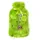 BiggDesign Wärmflasche mit waschbarem weichem Plüschbezug, Bettflasche für Kinder,Grün