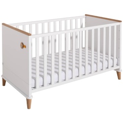 Paidi Babybett Lotte & Fynn 70 x 140 cm Dekor Weiß