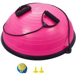 VEVOR Gymnastikball Fitnessball Sportball Yogaball 584mm Halb Rosa Balance
