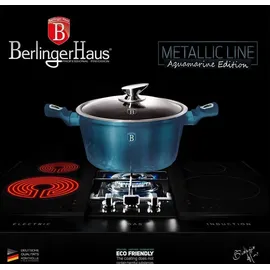 Berlinger Haus Aquamarin Topf-Set 4-tlg. Granit-Kochgeschirr