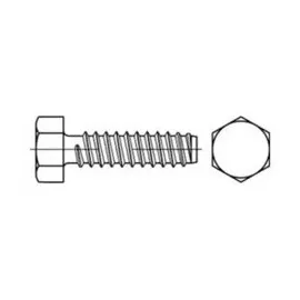 Industrial Quality Supplies Blechschraube ISO 1479 4,8 x 25 500 Stück