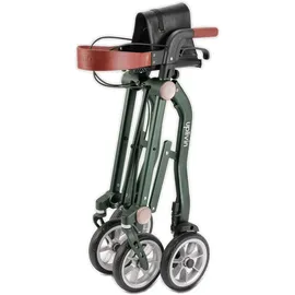 Eschenbach Rollator Trive faltbar Leichtgewicht mit Transporthülle Rückengurt grün