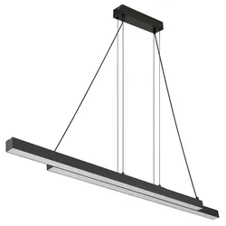 Pendelleuchte Hängelampe Deckenleuchte LED Dimmbar Nachtlicht Schwarz-matt