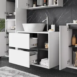 Vicco Waschbeckenunterschrank Viola mit 2 Schubladen,