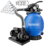 monzana Sandfilteranlage 10.200 l/h inkl Filterbällen