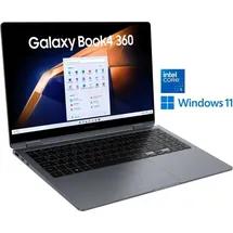 Samsung Galaxy Book4 360 15,6" Intel Core 5 120U 8 GB RAM 256 GB SSD Moonstone Gray