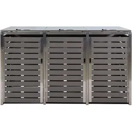 MCW Mülltonnenverkleidung K14 200 x 120 x 85 cm grau
