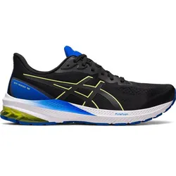 ASICS Herren Laufschuhe GT-1000 12, BLACK/GLOW YELLOW, 48