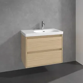 Villeroy & Boch Waschtischunterschrank 2 Auszüge 77,2 x 59,6 x 43,9 cm Nordic Oak