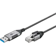 goobay 74395 USB 3.0 type A, RJ45 Slim 2 m