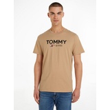 Tommy Jeans T-Shirt »TJM SLIM ESSENTIAL TEE«, Gr. S, Tawny Sand, , 42970548-S