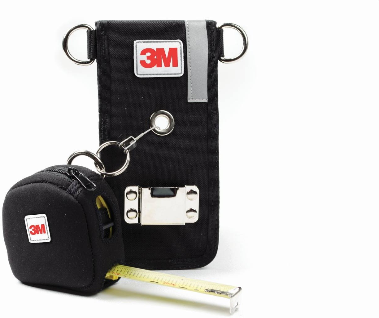 3M DBI-SALA Maßband-Holster-Set aus Holster 1500098 zur Befestigung am Gürtel und Maßband-Hülle 1500099 (7,5 m), M