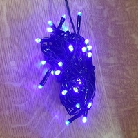 LED Lichterkette 40er 5m blau / schwarz innen 468-49