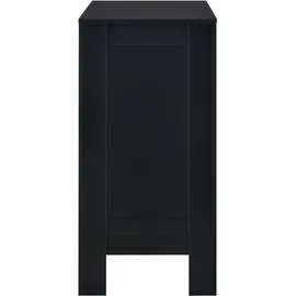 vidaXL Bartisch 110 x 50 x 103 cm Schwarz