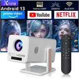 Tragbarer 4k-full-hd-1080p-projektor, Mini-videoprojektor Mit 180°-drehung, Wifi-kompatibel, Bluetooth 5.0, Dolby Audio Für Heimkino