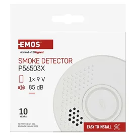 EMOS Rauchmelder Weiß inkl. 9V Batterie