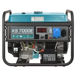 Könner & Söhnen Benzin-Generator KS 7000E Notstromaggregat mobiler Generator 230V