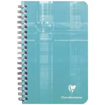 Clairefontaine 68681C - Notizheft (französische Lineatur, 11 x 17 cm, 50 Blatt) 1 Stück farbig sortiert