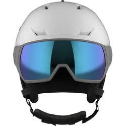SALOMON Damen Skihelm mit Visier "Icon LT Visor", White/, 56-59