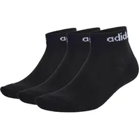 Adidas Think Linear Ankle Socken 3 Paar Black / White 46-48