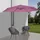 Mendler Casoria 300 x 300 cm Lavendel-Rot
