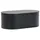 aea Ovaler Couchtisch Schwarz Buche 60 x 40 x 110 cm
