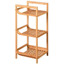 KESPER Regal, Material: Bambus, Maße: B 30 x H 70 x T 30 cm, Farbe: Braun | 19435
