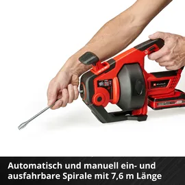 Einhell TE-DA 18/760 Akku-Rohrreinigungsmaschine 4514160