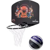 Spalding Mini Basketball Set Space Jam 79008Z, Basketball-Rückwand, Unisex, Schwarz, Größe: One size - Schwarz