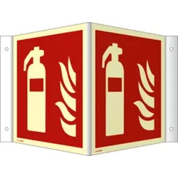 MOEDEL Winkelschild Feuerlöscher ISO 7010 76837nachl. 148x148mm