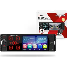 Xblitz RF350 Autoradio 1DIN LCD Bluetooth mit Rückfahrkamera