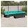 vidaXL Gartensofa-Set 11-tlg. Loungesofa schwarz