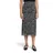 Vera Mont Bleistiftrock Damen Animalprint Grau 34