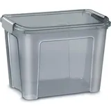 CEP Aufbewahrungsbox SHADOW, 18 Liter, transparent rauchgrau