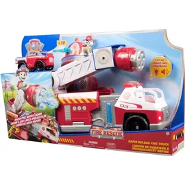 Spin Master PAW Patrol Fire Rescue - Marshalls Deluxe Feuerwehr-Truck mit Marshall Hundefigur